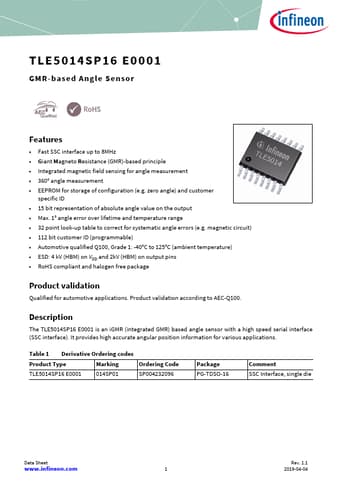  Datasheet Preview Page 1