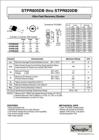  Datasheet Preview Page 1