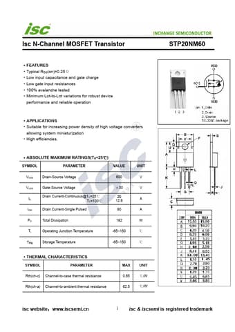  Datasheet Preview Page 1