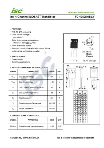  Datasheet Preview Page 1