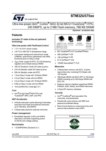  Datasheet Preview Page 1