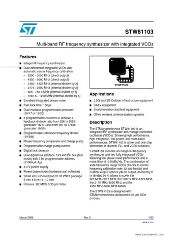  Datasheet Preview Page 1