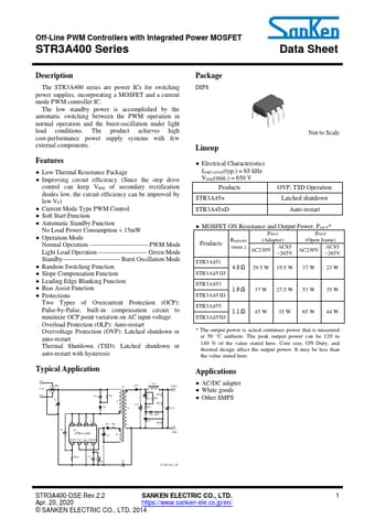  Datasheet Preview Page 1