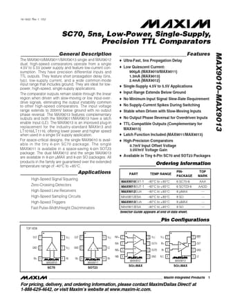 Datasheet Preview Page 1