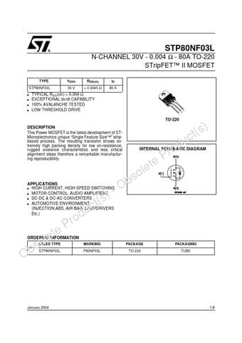  Datasheet Preview Page 1