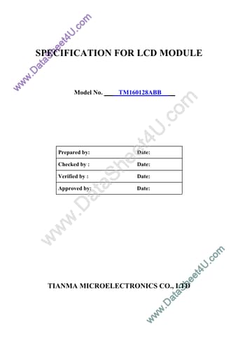  Datasheet Preview Page 1