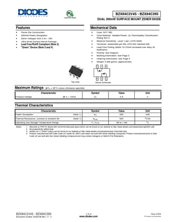  Datasheet Preview Page 1