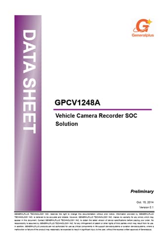  Datasheet Preview Page 1