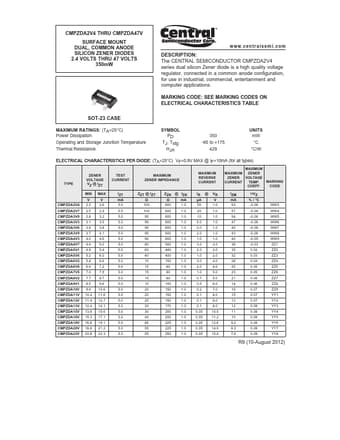  Datasheet Preview Page 1