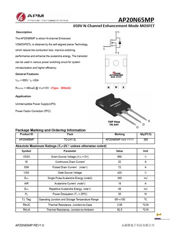  Datasheet Preview Page 1