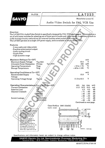  Datasheet Preview Page 1