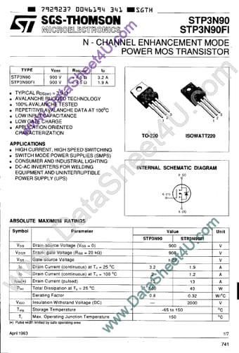  Datasheet Preview Page 1