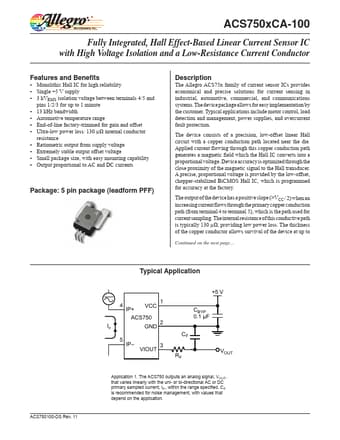  Datasheet Preview Page 1