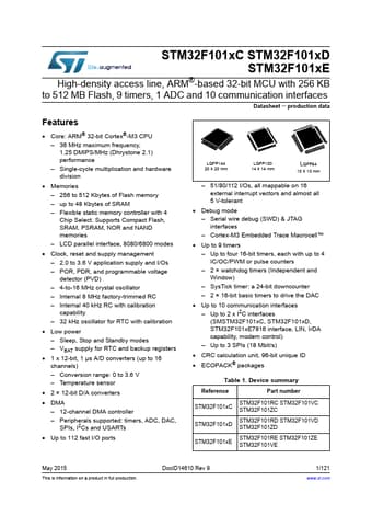  Datasheet Preview Page 1