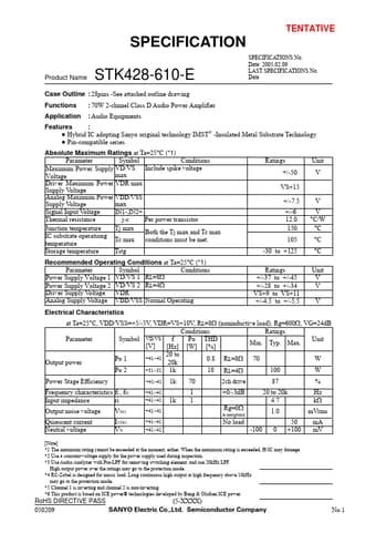  Datasheet Preview Page 1
