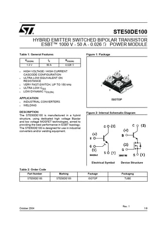  Datasheet Preview Page 1