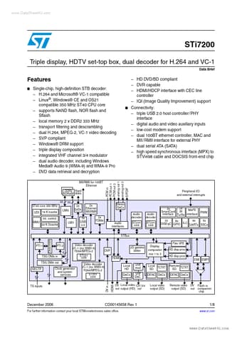  Datasheet Preview Page 1