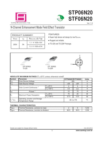  Datasheet Preview Page 1