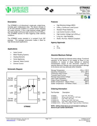  Datasheet Preview Page 1