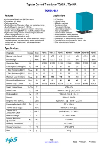  Datasheet Preview Page 1