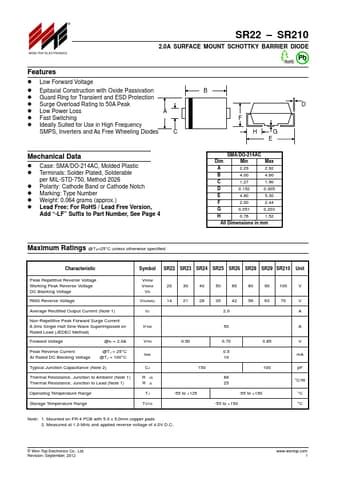  Datasheet Preview Page 1