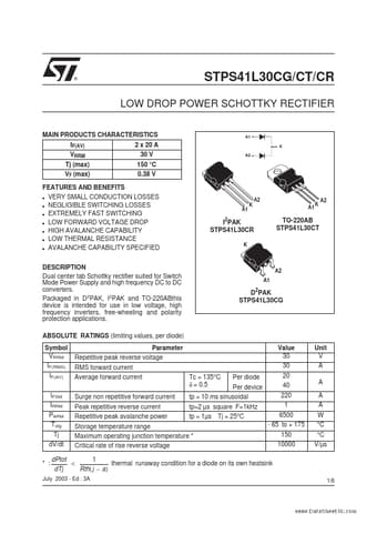  Datasheet Preview Page 1