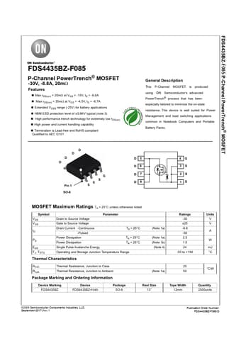  Datasheet Preview Page 1