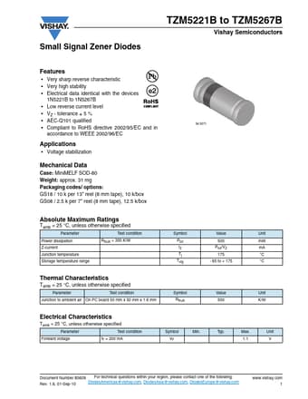  Datasheet Preview Page 1