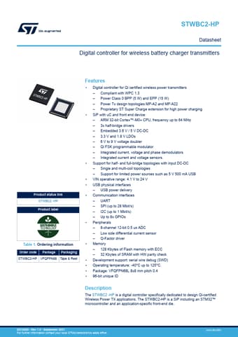 Datasheet Preview Page 1