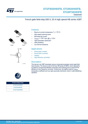  Datasheet Preview Page 1