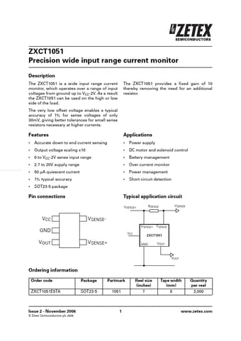  Datasheet Preview Page 1