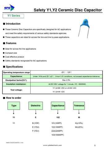  Datasheet Preview Page 1