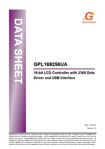  Datasheet Preview Page 1