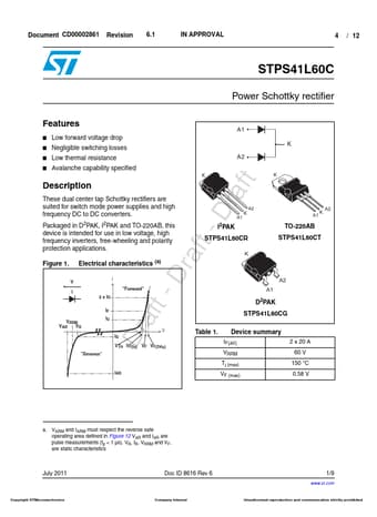  Datasheet Preview Page 1