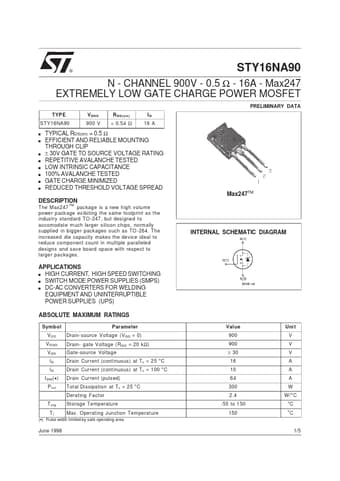  Datasheet Preview Page 1