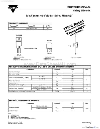  Datasheet Preview Page 1