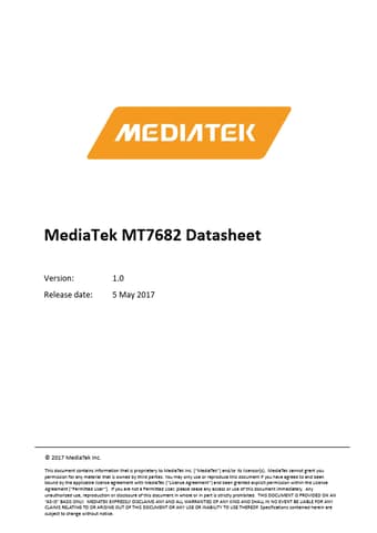  Datasheet Preview Page 1