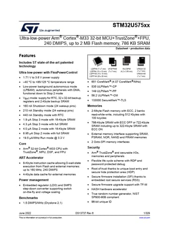  Datasheet Preview Page 1