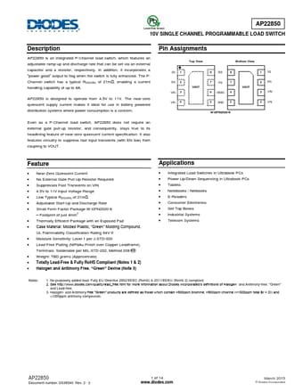 Datasheet Preview Page 1