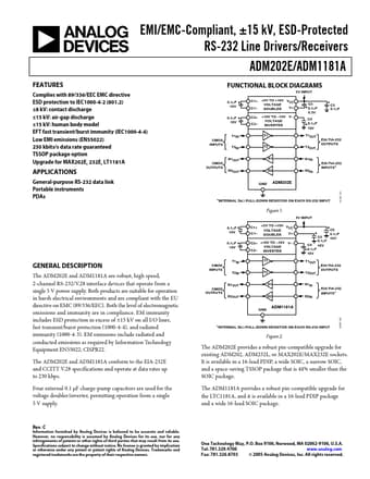  Datasheet Preview Page 1