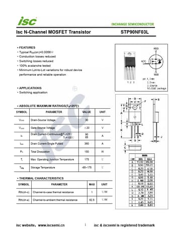  Datasheet Preview Page 1