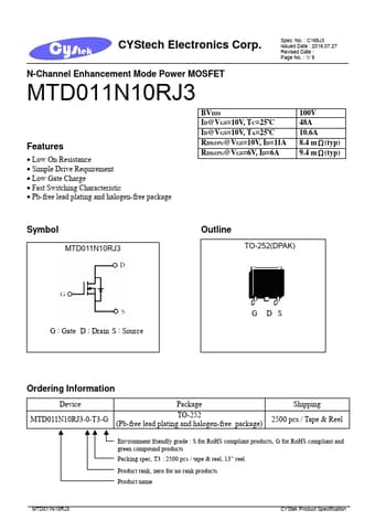  Datasheet Preview Page 1