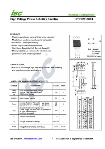  Datasheet Preview Page 1