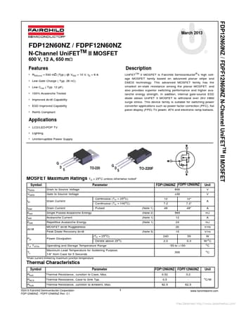  Datasheet Preview Page 1