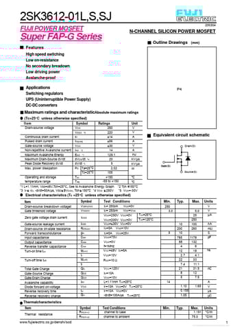 Datasheet Preview Page 1