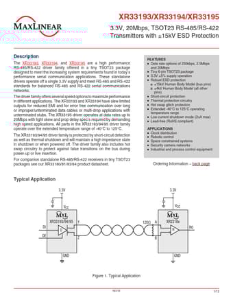  Datasheet Preview Page 1