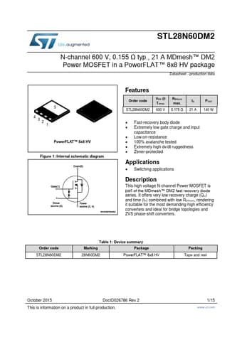  Datasheet Preview Page 1