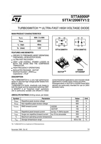  Datasheet Preview Page 1