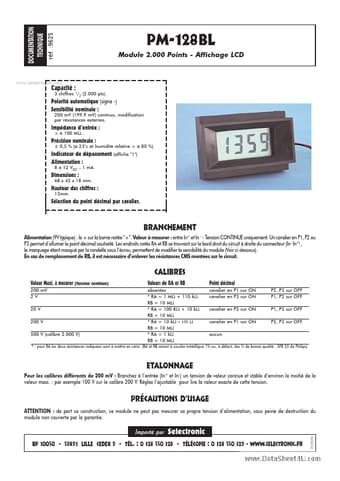  Datasheet Preview Page 1