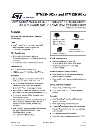  Datasheet Preview Page 1
